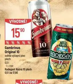 Globus Pivo radegast rázná 10 nabídka