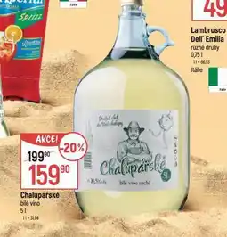 Globus Chalupářské tiché víno nabídka
