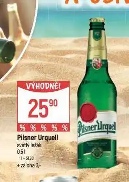 Globus Pivo pilsner urquell nabídka
