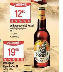 Globus Pivo velkopopovický kozel 10 nabídka
