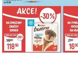 Globus Zmrzliny kinder nabídka