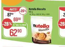 Globus Nutella biscuita nabídka