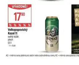 Globus Pivo velkopopovický kozel 11 nabídka