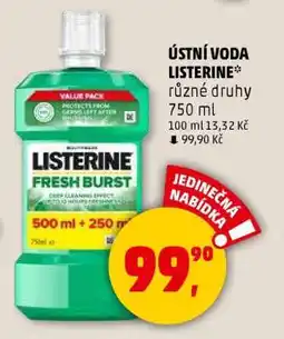 Penny Market ÚSTNÍ VODA LISTERINE nabídka