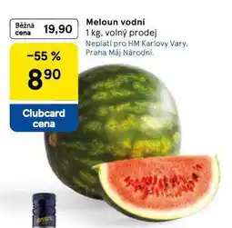 Tesco Meloun vodní nabídka