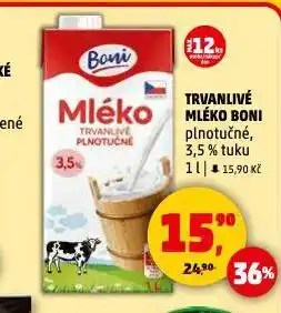 Penny Market Trvanlivé mléko nabídka