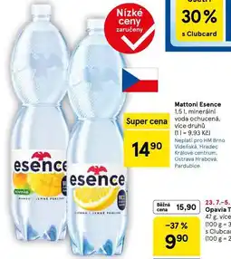 Tesco Mattoni essence ochucená nabídka