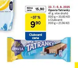 Tesco Opavia tatranky nabídka