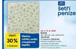 Tesco Ručník nabídka