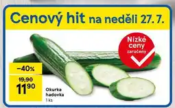 Tesco Okurka hadovka nabídka