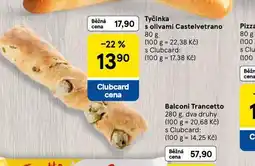 Tesco Tyčinka s olivami castelvetrano nabídka
