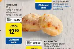 Tesco Pizza bulka nabídka
