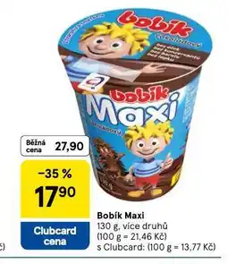Tesco Bobík maxi nabídka