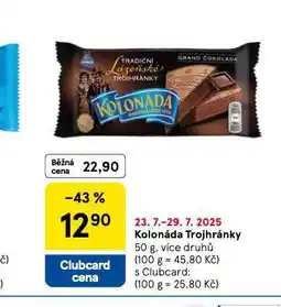 Tesco Kolonáda trojhránky nabídka