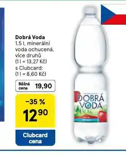 Tesco Dobrá voda ochucená nabídka