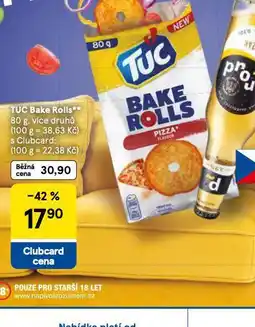 Tesco Tuc bake rolls nabídka