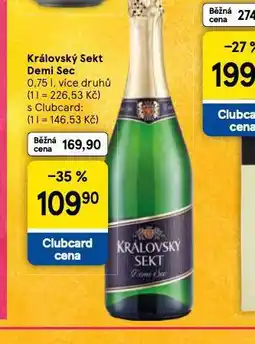 Tesco Královský sekt demisec nabídka