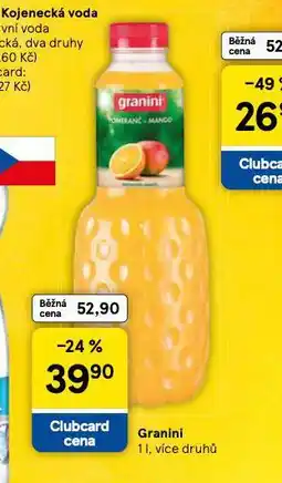 Tesco Granini nabídka