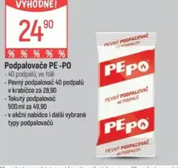 Globus Podpalovače PE-PO nabídka