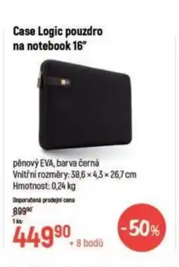 Globus Case Logic pouzdro na notebook 16" nabídka