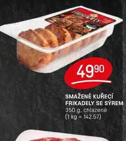 Flop SMAŽENÉ KUŘECÍ FRIKADELY SE SÝREM 350 g, chlazené nabídka