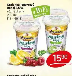 Flop Krajanka jogurtový nápoj 1,5% různé druhy 230 ml nabídka