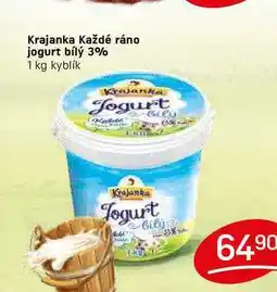 Flop Krajanka Každé ráno jogurt bílý 3% 1 kg nabídka