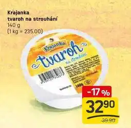 Flop Krajanka tvaroh na strouhání 140 g nabídka