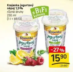 Flop Krajanka jogurtový nápoj 1,5% různé druhy 230 ml nabídka