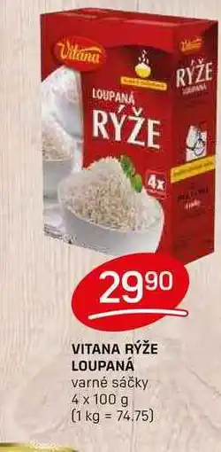 Flop VITANA RÝŽE LOUPANÁ varné sáčky 4 x 100 g nabídka