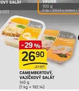 Flop CAMEMBERTOVÝ, VAJÍČKOVÝ SALÁT 140 g nabídka