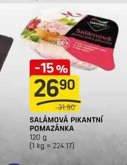 Flop SALÁMOVÁ PIKANTNÍ POMAZÁNKA 120 g nabídka