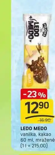 Flop LEDO MEDO vanilka, kakao 60 ml, mražené nabídka