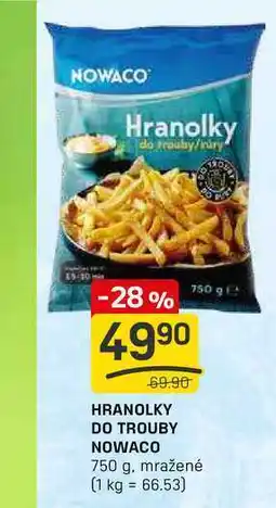 Flop Hranolky do trouby Nowaco 750g nabídka