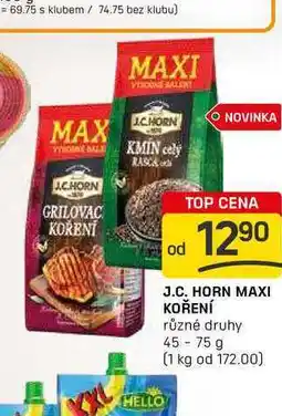Flop J.C. HORN MAXI KOŘENÍ různé druhy 45-75 g nabídka