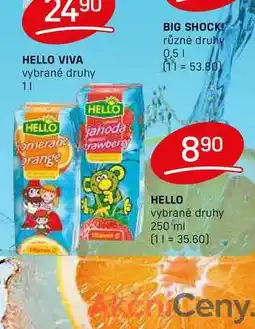 Flop HELLO vybrané druhy 250 ml nabídka