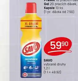 Flop SAVO vybrané druhy 1,2l nabídka