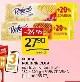 Flop SEDITA RODINNÉ CLUB 134-140g nabídka