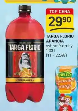 Flop TARGA FLORIO vybrané druhy 1,33l nabídka