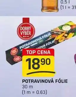 Flop POTRAVINOVÁ FÓLIE 30 m nabídka
