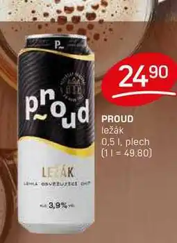 Flop Proud světlý ležák 0,5l, plech nabídka