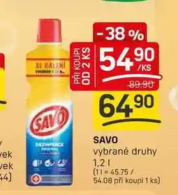 Flop SAVO vybrané druhy 1,2l nabídka