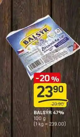 Flop BALSÝR 47% 100 g nabídka