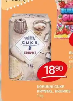 Flop KORUNNÍ CUKR KRYSTAL, KRUPICE 1 kg nabídka
