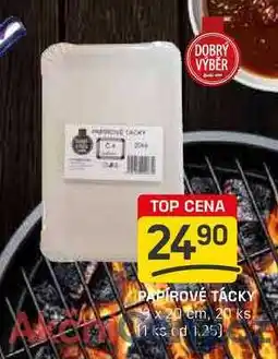 Flop PAPÍROVÉ TÁCKY 3x20 cm, 20 ks nabídka
