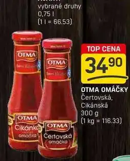 Flop OTMA OMÁČKY Čertovská, Cikánská 300 g nabídka