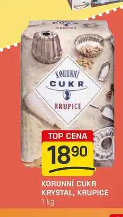Flop KORUNNÍ CUKR KRYSTAL, KRUPICE 1 kg nabídka