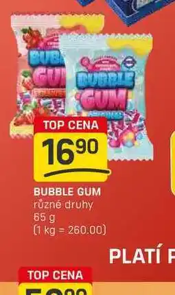 Flop BUBBLE GUM různé druhy 65 g nabídka