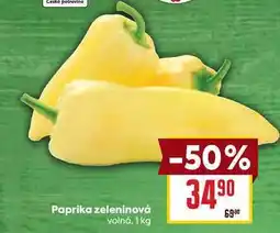 Billa Paprika zeleninová volná, 1 kg nabídka