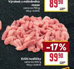 Billa Krůtí nudličky cena za 400 g nabídka